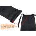 TurnWay Waterproof Ski Bag for Men, Women, and Youth - Store & Transport Skis Up to 215cm + Poles | Black - Buy Online on GoSupps.com