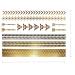 Gold Metallic Temporary Tattoos - 75+ Geometric Henna Designs Moon Stars Arrows Feathers - Waterproof, Non-toxic, Long Lasting - Ideal for Beach, Festivals & More! - Buy Online on GoSupps.com