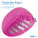 EAY CASE BITHELM Rain Cover | Water-Repellent Helmet Protection with Reflector | Pink Elastic Band Safety Gear for Riders - Buy Online on GoSupps.com