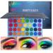 39 Shades High Pigmented Rainbow Metallic Shimmer Eyeshadow Palette Long Lasting Eye Shadow Pallet Blendable Waterproof Makeup Palette for Party