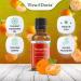 Viva Doria 100% Pure Tangerine Essential Oil - Food Grade Cold Pressed Made in USA - 30 mL (1 oz) - Undiluted Ideal for Aromatherapy & Cooking - Buy Online on GoSupps.com