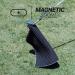 Blue Tees Golf 4-in-1 Magnetic & Clip Bag Towel 18x18 - Black - Buy Online on GoSupps.com