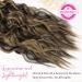 Reecho Clip-In Hair Extensions | 4PC Thick 60CM Dark Brown with Blonde Highlights | Natural Soft Beach Waves - Buy Online on GoSupps.com