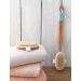 Long Handled 18 Dry Body Brush Back Scrubber with Detachable Natural Wooden Bristles - Buy Online on GoSupps.com
