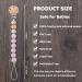 Smlpuame Wood Pacifier Holder Clips 2 Pack for Baby Boys and Girls - Purple & Mute Red | Binky Clip for Baby Gift - Buy Online on GoSupps.com