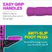 Flybar Foam Jolt Pogo Stick for Kids Ages 6+ | 40-80 lbs | Perfect for Beginners | Leopard Design - Buy Online on GoSupps.com