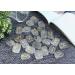 Smoky Quartz Rectangle Gemstone Runes - 25 pcs Elder Futhark Alphabet Engraved Set for Crystal Divination and Chakra Healing | Reiki Runes with Pouch - 20-25mm - Buy Online on GoSupps.com