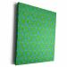 3dRose Museum Grade Canvas Wrap - Two Kisses Collided Lip Boyish Blue Lips Pattern Pattern - Lipstick Kisses