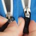 10-Pack Metal Zipper Pendants - Black & Silver Replacement Zippers for Coats Suitcases Jeans & Bags - Buy Online on GoSupps.com