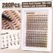 Buy Winifred Brown Lash Clusters - Fluffy Individual Lashes & Natural Eyelash Extensions 8-16mm - 30D+40D Wispy Mink Cluster Lashes for DIY Glam - Buy Online on GoSupps.com