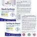 MapleLife Nutrition - Shark Cartilage 750mg - Excellent Source of Chondroitin - High Potency Pure Ingredients Calcium Carbohydrates Maintain Bone Health Reduce Joint Pain Anti-Inflammation Reduce Swelling & Redness of Joints Free of Artificial Ingredients - Buy Online on GoSupps.com