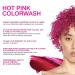 Celeb Luxury Colorwash Hot Pink Shampoo + Bondfix Bond Rebuilder - Vegan Semi Permanent Hair Dye - Buy Online on GoSupps.com