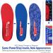 PowerStep Pinnacle Plus Insoles - Metatarsalgia Arch Support for Men/Women, Red/Blue - Size Men's 6-6.5 / Women's 8-8.5 - Buy Online on GoSupps.com