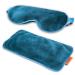 quiactive heat cushion cooling cushion set of 2 eye pillow & neck pillow plush with natural clay beads