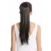 WIG ME UP - Srosy-3 hairpiece braid ponytail new system with comb headband hairband brown dark brown straight 55 cm