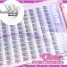 Self Adhesive Eyelash Clusters | Natural Glue-Free Lash Extensions - C Curl Wispy 9-12MM | Easy Lash Kit - Buy Online on GoSupps.com