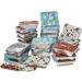 36 Count Christmas Tin Foil Containers with Lid Covers - Holiday Designs for Cookies & Treats - Disposable Food Storage Pans for Parties - Buy Online on GoSupps.com