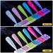 BURANO Reflective Glitter Gel Nail Polish - Rose Blue Purple Silver Holographic Sparkle - Soak Off Disco Gel with Cuticle Oil - UV Lamp Required - Buy Online on GoSupps.com