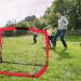 WEKEFON Portable Kids Soccer Goals Set of 2 - 3.6'x2.7' - Pop Up Indoor/Outdoor Net with Carry Bag - Easy Assembly & Compact Storage - Red - Buy Online on GoSupps.com