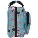 Large Hanging Travel Cosmetic Bag for Women - Turquoise Flowers Makeup Organizer with Multiple Pockets - Buy Online on GoSupps.com