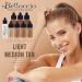 Belloccio Airbrush Makeup System Kit - 4 Medium Foundation Shades with Blush, Bronzer, and Highlighters included - Buy Online on GoSupps.com