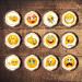 PRECUT Emoji Cupcake Toppers #1 Emoji Cake Topper Edible Emoji Cake Decorations Smiley Face Party Decoration Pack Smile Cake Decoration Emoji Cake Toppers (12)