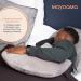 MOYOAMA Shoulder Surgery Pillow - Post Surgery Rotator Cuff Pain Relief - Adjustable Neck Pillow for Sitting & Sleeping - Washable Grey - Buy Online on GoSupps.com