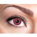 Eyecatcher 84065141-811 - Colored contact lenses 1 pair for 12 months red carnival Mardi Gras Halloween Electro Red