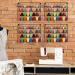 4 Pack Wall-Mounted Sewing & Embroidery Thread Rack - Large 32-Spool Metal Holder Organizer in Black - Buy Online on GoSupps.com
