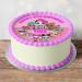 LOL Themed Personalised PRECUT Cake Topper 8 Inch Round Edible Icing Sheet Birthday Cake Decoration - Buy Online on GoSupps.com