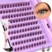 ALICE F13 DIY Lash Extension Kit - Cluster Lashes Strong Hold Bond - 10-16MM Fluffy D Curl Individual Lashes for Natural Look - Buy Online on GoSupps.com