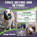 Happy Hoodie for Dogs & Cats - Grooming & Calming Miracle Tool - Large Black - Buy Online on GoSupps.com