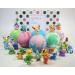 Kids Bath Bombs Gift Set with Surprise Toys 6x4.2 oz Fun Assorted Colored XL Bath Bombs Kid Safe Gender Neutral with Organic Essential Oils