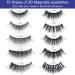 Magnetic Eyelashes with Eyeliner Kit - 10 Pairs Waterproof Natural Look - Easy to Use & Comfortable - Buy Online on GoSupps.com