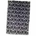 3D Rose White Hockey Sticks On Black TWL_35276_1 Towel  15 x 22