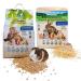 Cosypet single -litter pellets for rabbits hamsters and rodents 100% organic + naturally - suction -strong + odor -binding - non -clumping wood litter (litter set 10 kg pellets + 3.2 kg flakes) Set 10 kg pellets + 3.2 kg flakes