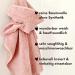 Moyo Baby Batzeponcho with Rabbit Ears - Soft 100% Terry Cotton Hooded Towel for Toddlers (0-3 Years) - Washable Poncho Bath Towel in Ros (68x56cm) - Buy Online on GoSupps.com
