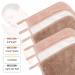Phogary Microfiber Make-Up Towels - 6 Pack Washable Facial Cleaning Cloths (30x30cm Brown) for Gentle Makeup Removal - Buy Online on GoSupps.com