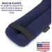 SunnyBay XL Microwave Heating Pad - Extra Long Navy Blue Neck and Shoulder Wrap with Flaxseed Filling for Hot or Cool Relief - Buy Online on GoSupps.com
