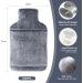 Samply 2L Hot Water Bottle with Premium Faux Fur Cover - Heat Therapy for Menstrual Cramps & Pain Relief - Gray - Buy Online on GoSupps.com