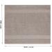 Betz 20 Piece Neapel Face Cloth Set - 100% Cotton - 30x30 cm - Stone Color - Buy Online on GoSupps.com