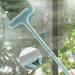 Window Cleaning Squeegee Brush Mesh Screen Cleaner with Detachable Long-Reach Handle Auto Window Scrubber Washing Equipment Wet and Dry Use Fasteer Blue - Buy Online on GoSupps.com