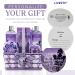 Honey Lavender Home Spa Gift Set for Women and Men - 13 Piece Bath and Body Basket with Essential Oil Diffuser, Soap Flowers, Bath Salts, Bubble Bath - Perfect Presents for Mom - Buy Online on GoSupps.com