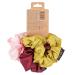Shop Satin Hair Scrunchies for Girls & Women - 3-Piece Set of Stylish Hair Ties & Rubber Bands - Buy Online on GoSupps.com