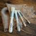 4 Pcs Wooden Stencil Brush Set - Natural Bristle - 6-22 mm - for Stenciling, Waxing, Chalk, Oil & Acrylic Paint - Buy Online on GoSupps.com
