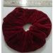 Aadya PAIR OF EXTRA LARGE (15CM) VELVET HAIR SCRUNCHIES ELASTIC SCRUNCHY HAIR BOBBLES (MARRON)
