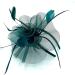 Ladies Feather Aliceband/Headband Fascinator for Weddings Races Royal Ascot Hair Piece (Green) - Buy Online on GoSupps.com
