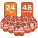 IAMS Perfect PORTIONS Healthy Adult Wet Cat Food Cuts in Gravy - Chicken Flavour 75g Tray Orange & Perfect PORTIONS Healthy Adult Grain Free* Wet Cat Food Pate 2.6 oz. Easy Peel Twin-Pack Trays Cat Food + Cat Food 2.6 oz - Buy Online on GoSupps.com