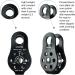 Fusion Climb Nuro Military Tactical Edition Aluminum Pulley Black 20KN - Buy Online on GoSupps.com