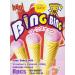 Hapi Bing Bing Cone Snack with Strawberry Flavored Filling, 2.51 Ounce